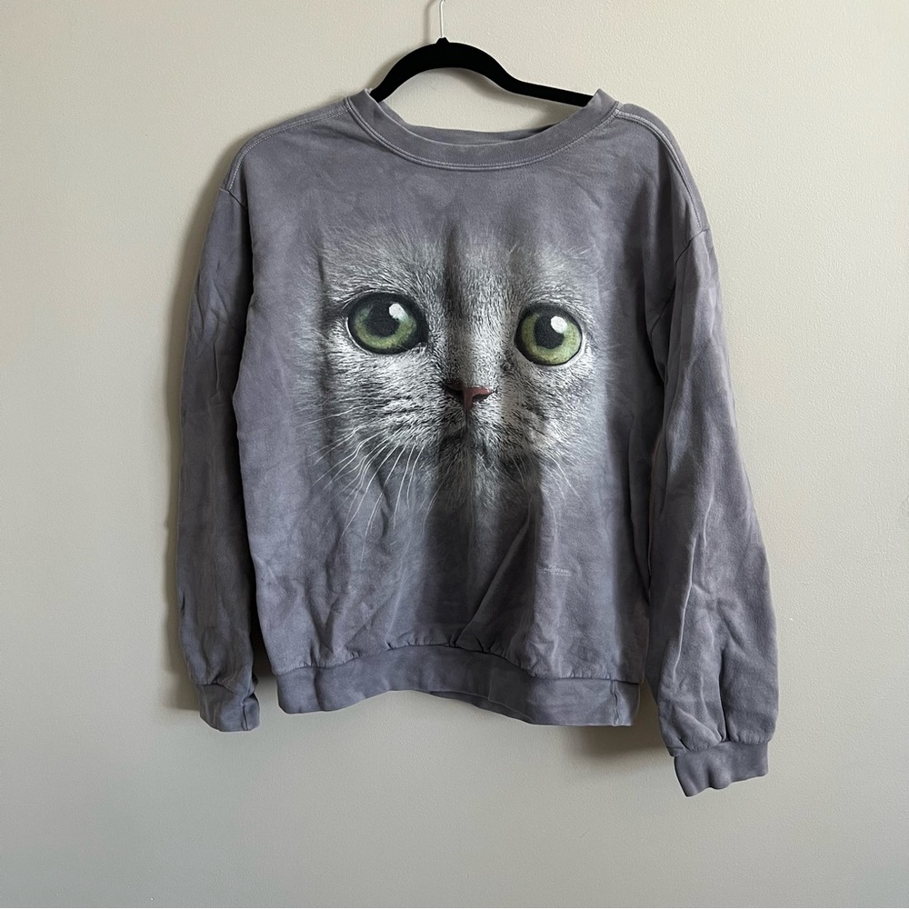 The Mountain Urban Outfitters Cat Crewneck Sweatshirt